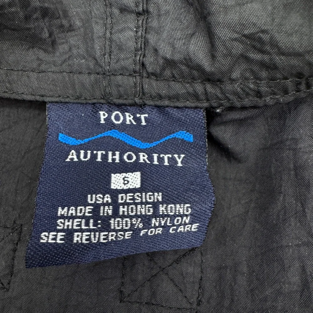 Vintage 1980 Port Authority General Mills Anorak Windbreaker Mens Small Black
